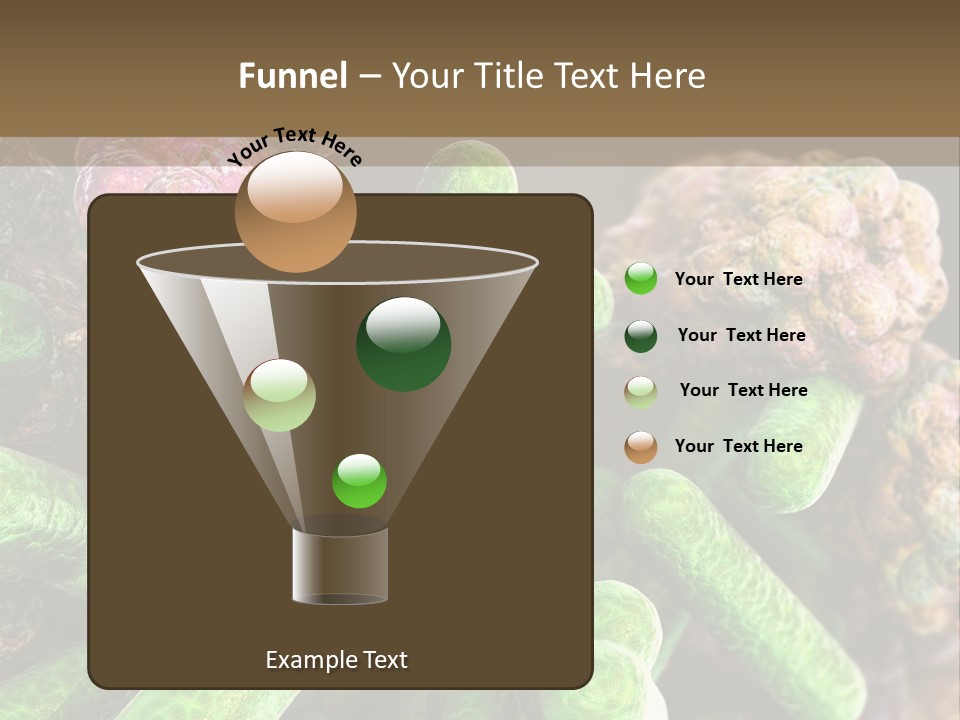 A Group Of Green And Pink Algaes Powerpoint Template PowerPoint Template