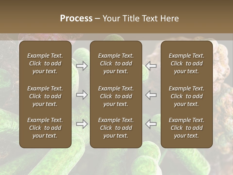 A Group Of Green And Pink Algaes Powerpoint Template PowerPoint Template