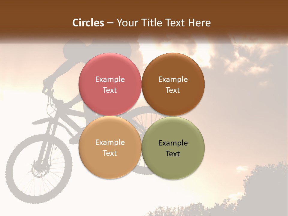 A Person Jumping A Bike In The Air PowerPoint Template