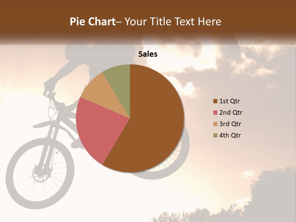 A Person Jumping A Bike In The Air PowerPoint Template