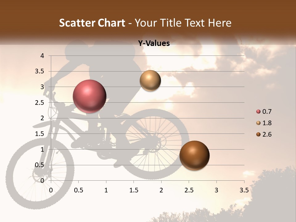 A Person Jumping A Bike In The Air PowerPoint Template