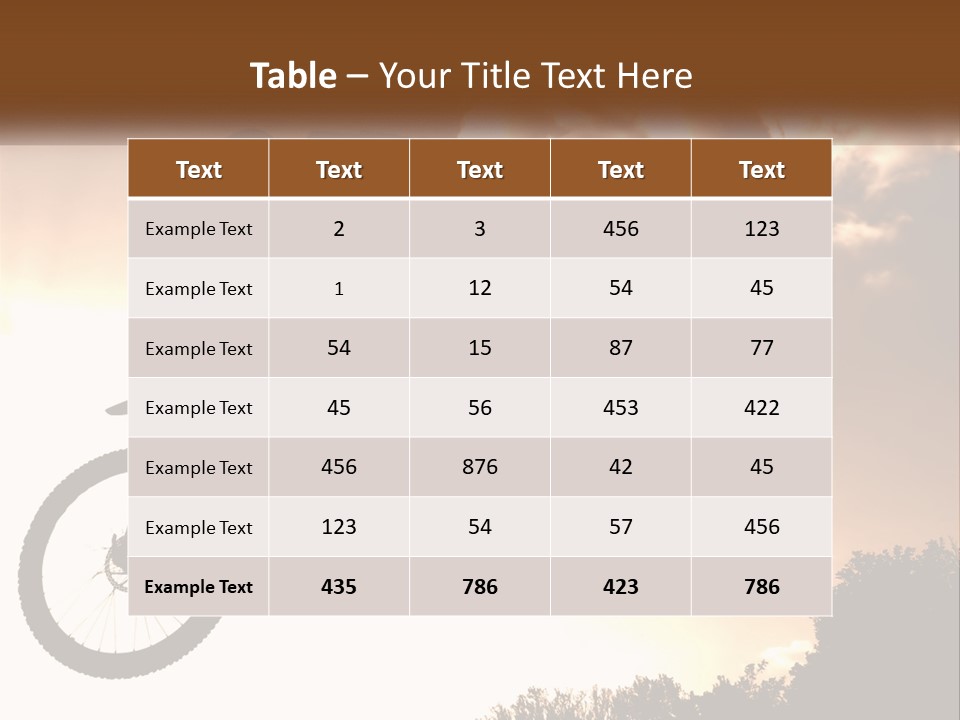 A Person Jumping A Bike In The Air PowerPoint Template