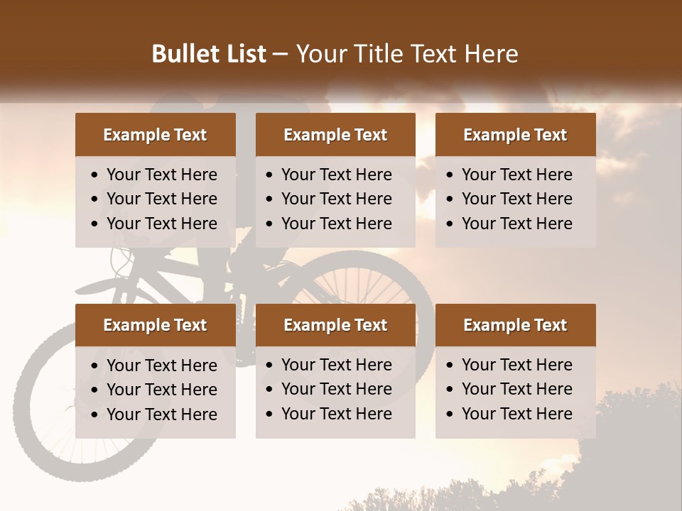 A Person Jumping A Bike In The Air PowerPoint Template