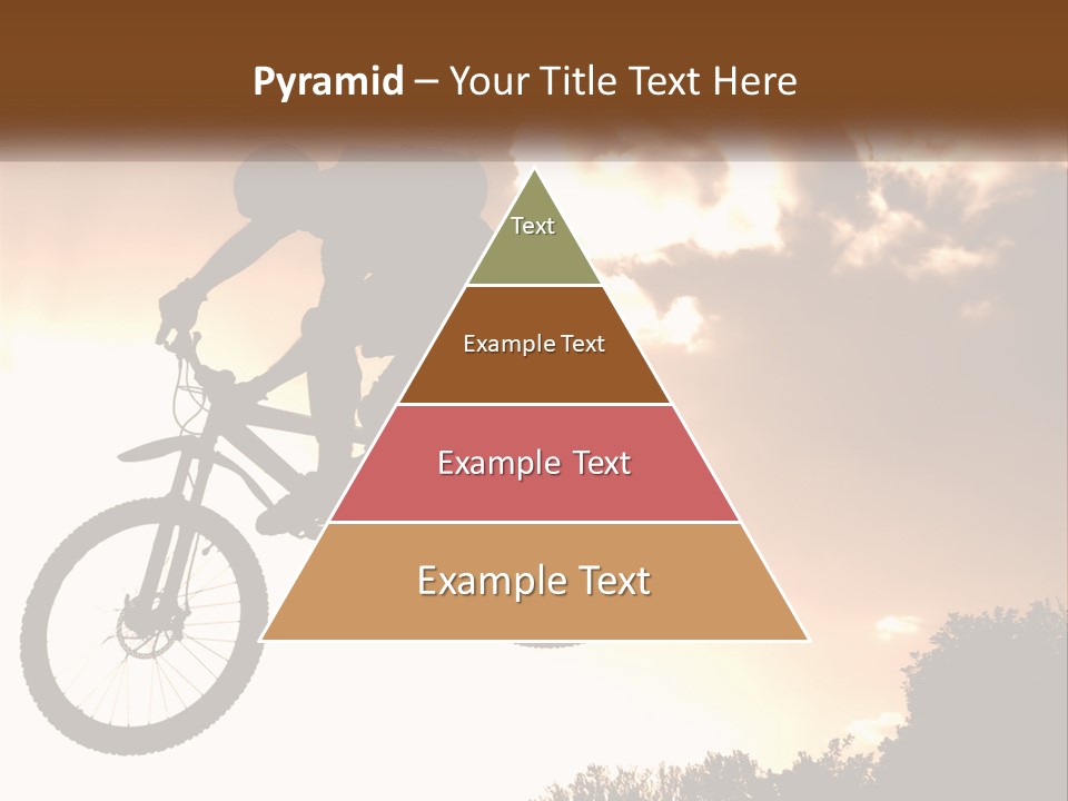 A Person Jumping A Bike In The Air PowerPoint Template