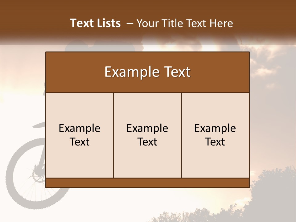 A Person Jumping A Bike In The Air PowerPoint Template