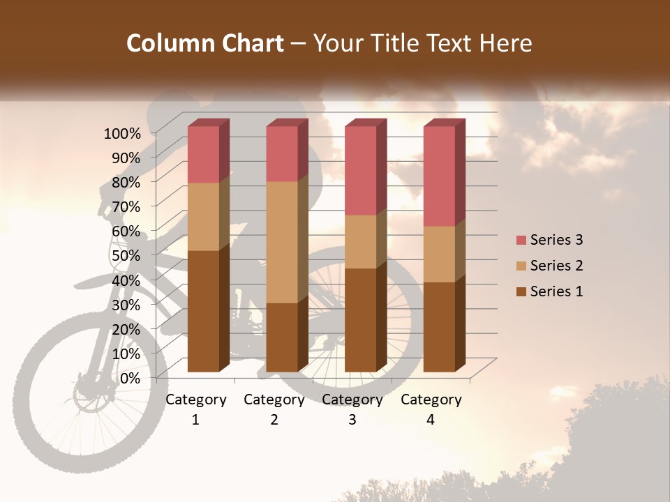 A Person Jumping A Bike In The Air PowerPoint Template