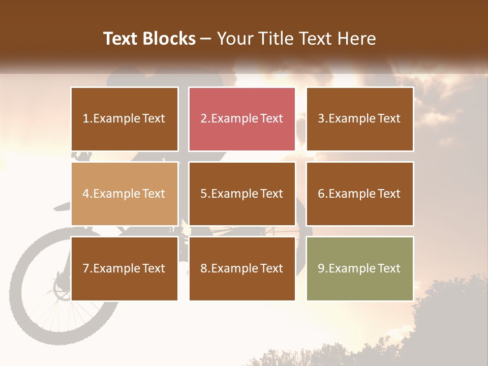 A Person Jumping A Bike In The Air PowerPoint Template