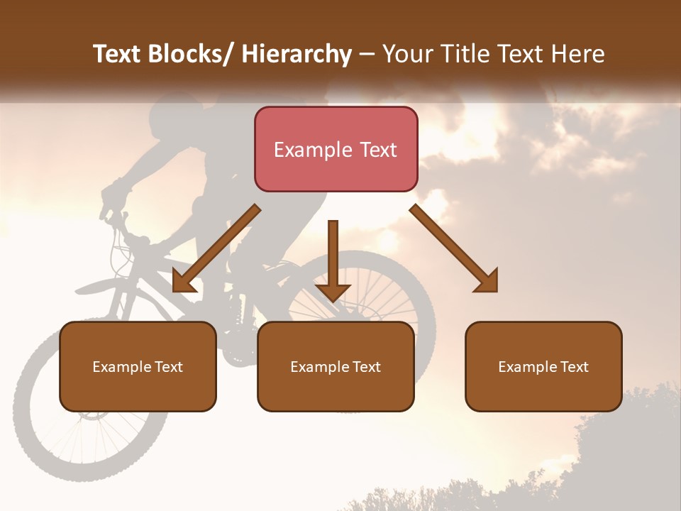 A Person Jumping A Bike In The Air PowerPoint Template
