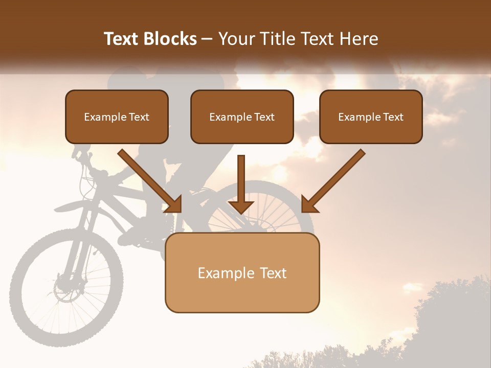 A Person Jumping A Bike In The Air PowerPoint Template