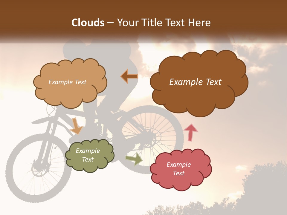 A Person Jumping A Bike In The Air PowerPoint Template