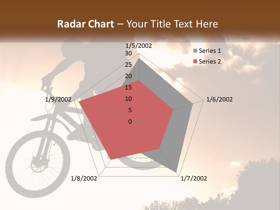 A Person Jumping A Bike In The Air PowerPoint Template