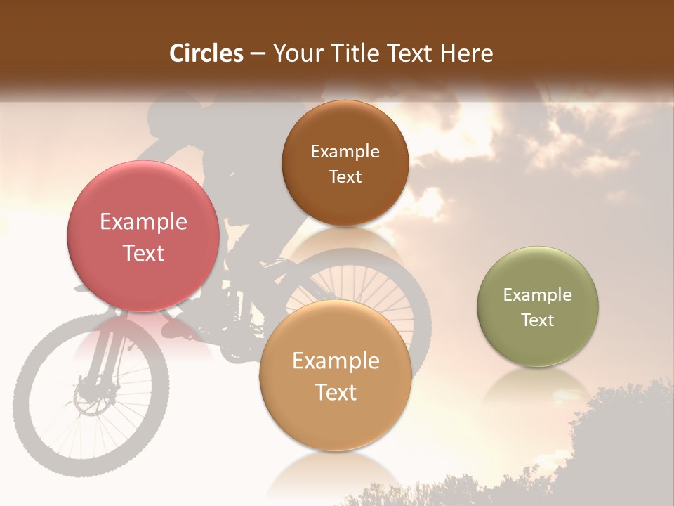A Person Jumping A Bike In The Air PowerPoint Template