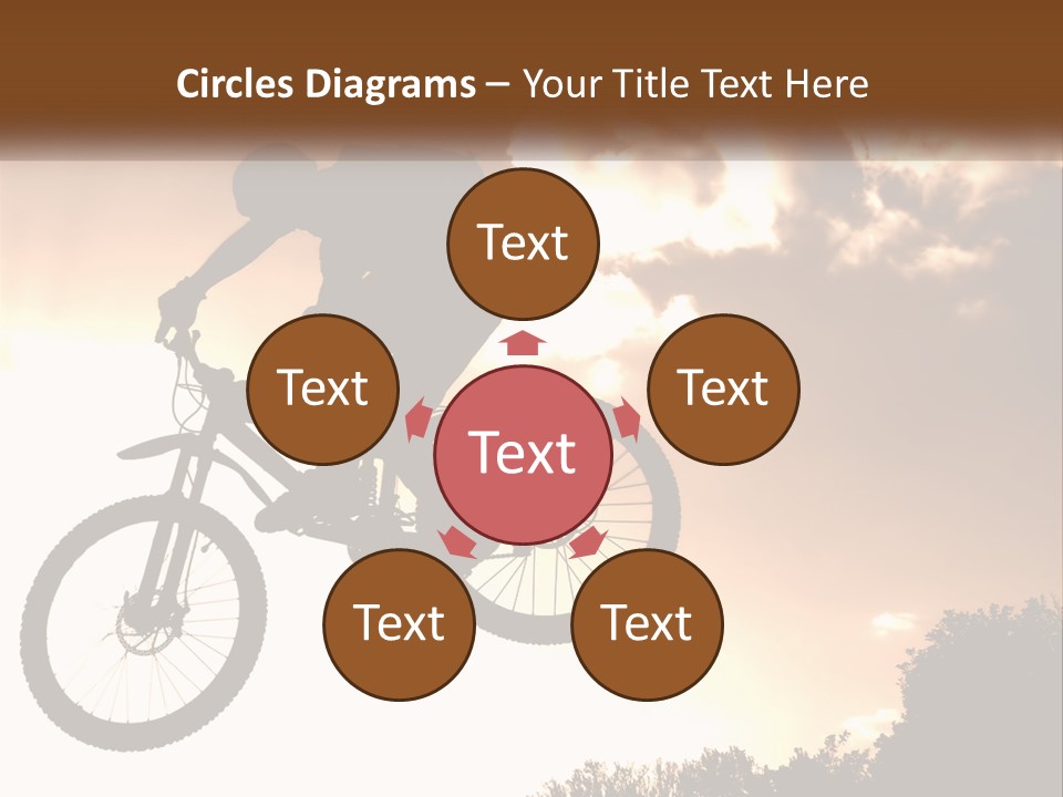 A Person Jumping A Bike In The Air PowerPoint Template
