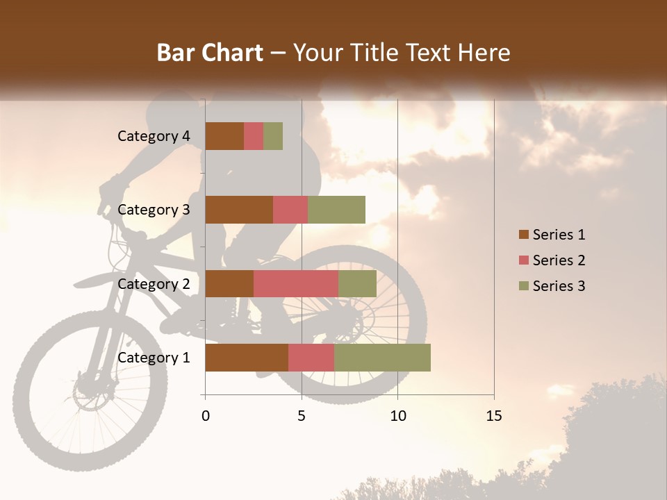 A Person Jumping A Bike In The Air PowerPoint Template