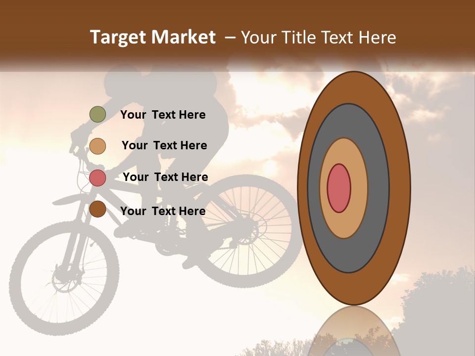 A Person Jumping A Bike In The Air PowerPoint Template