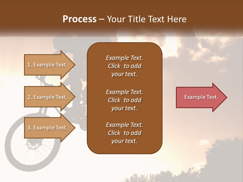 A Person Jumping A Bike In The Air PowerPoint Template
