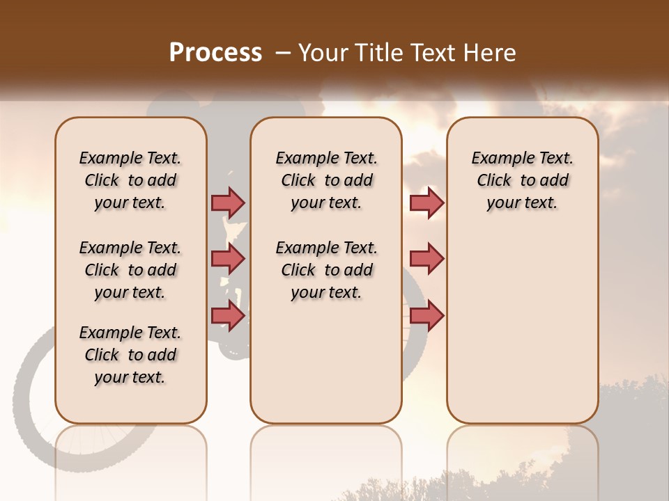 A Person Jumping A Bike In The Air PowerPoint Template