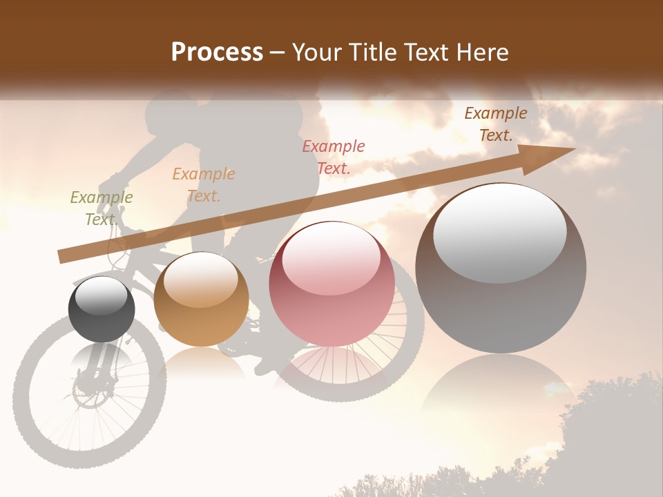 A Person Jumping A Bike In The Air PowerPoint Template