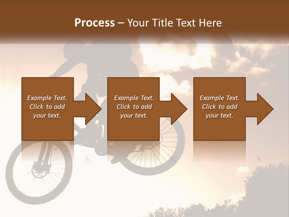 A Person Jumping A Bike In The Air PowerPoint Template