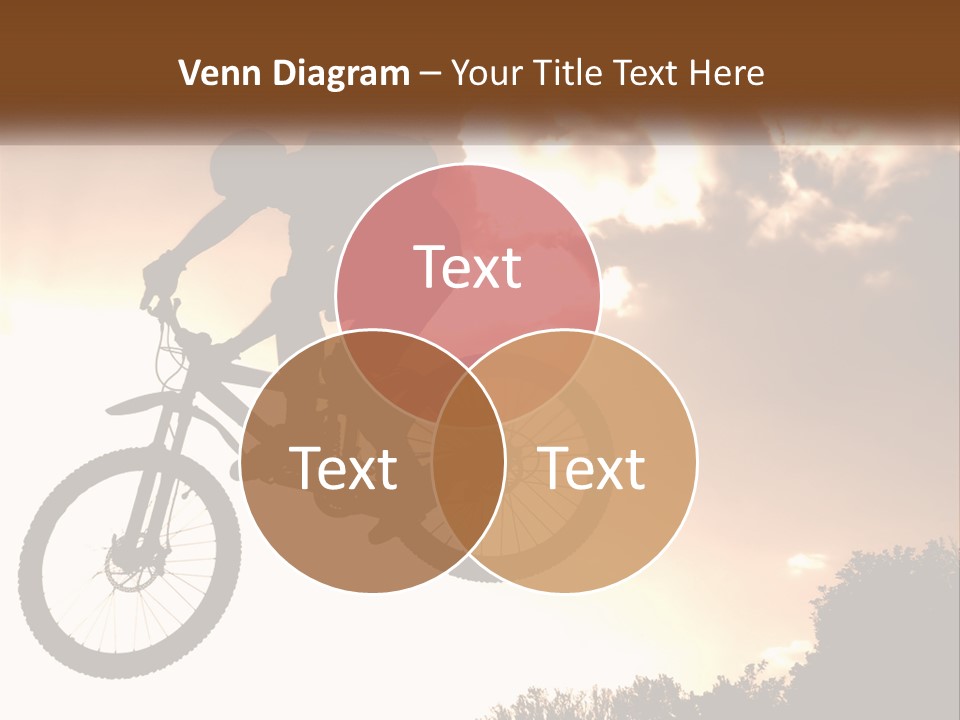 A Person Jumping A Bike In The Air PowerPoint Template