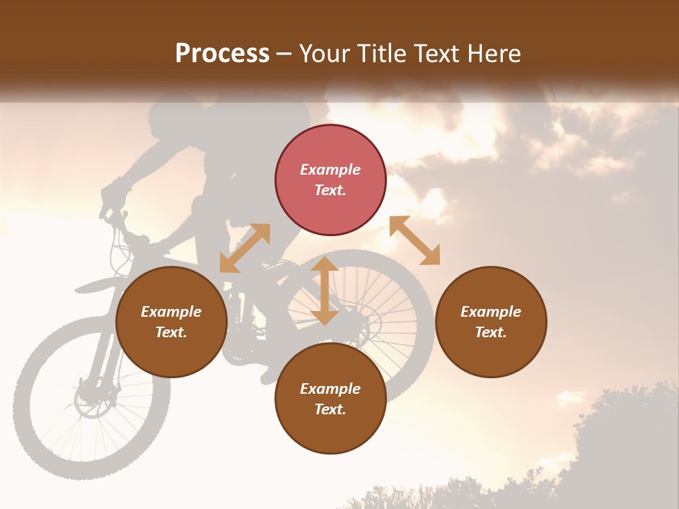 A Person Jumping A Bike In The Air PowerPoint Template