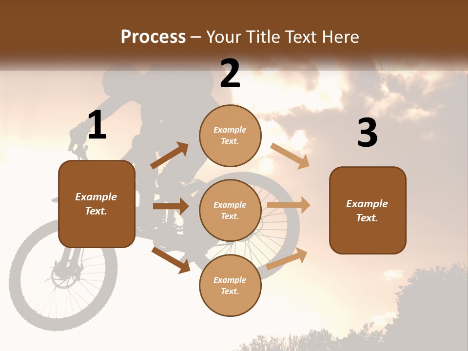 A Person Jumping A Bike In The Air PowerPoint Template