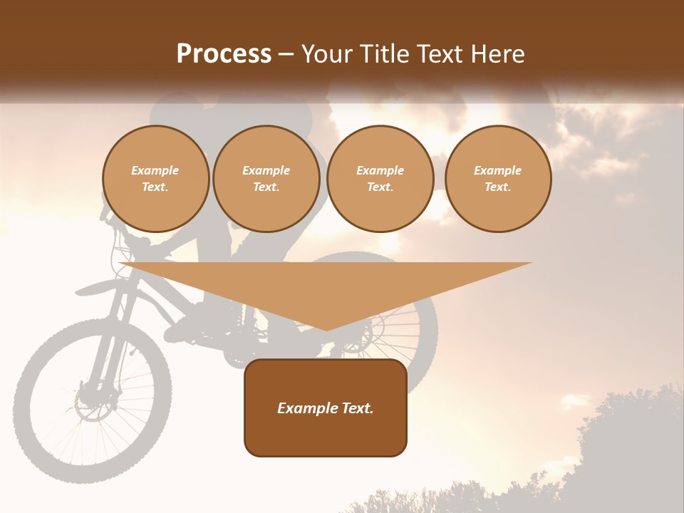 A Person Jumping A Bike In The Air PowerPoint Template