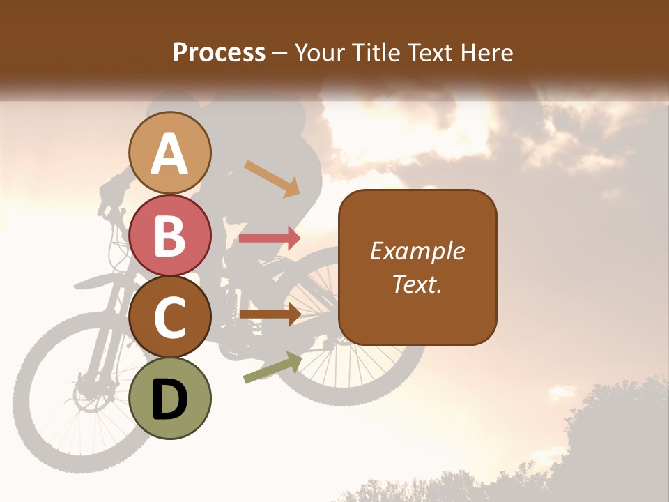 A Person Jumping A Bike In The Air PowerPoint Template