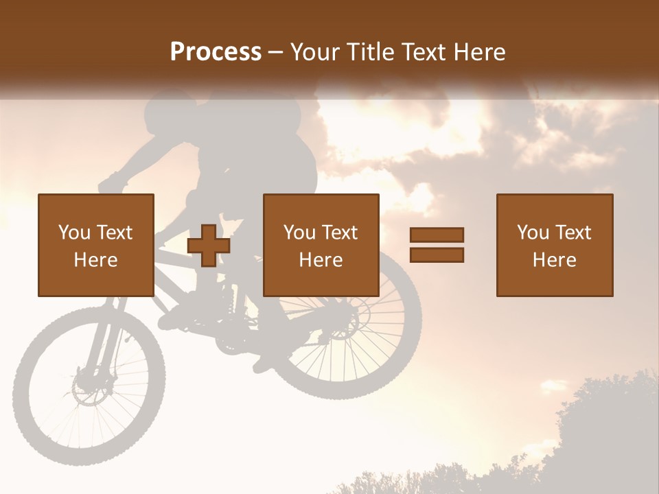 A Person Jumping A Bike In The Air PowerPoint Template