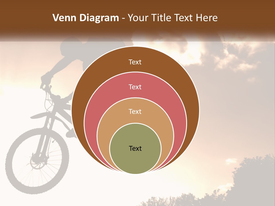 A Person Jumping A Bike In The Air PowerPoint Template