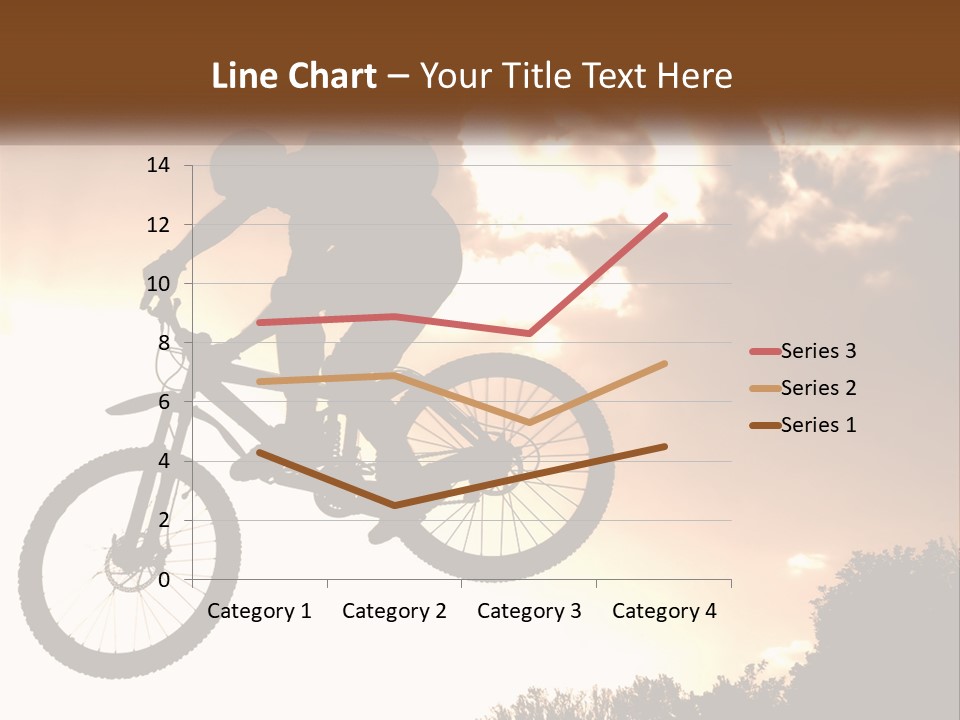 A Person Jumping A Bike In The Air PowerPoint Template