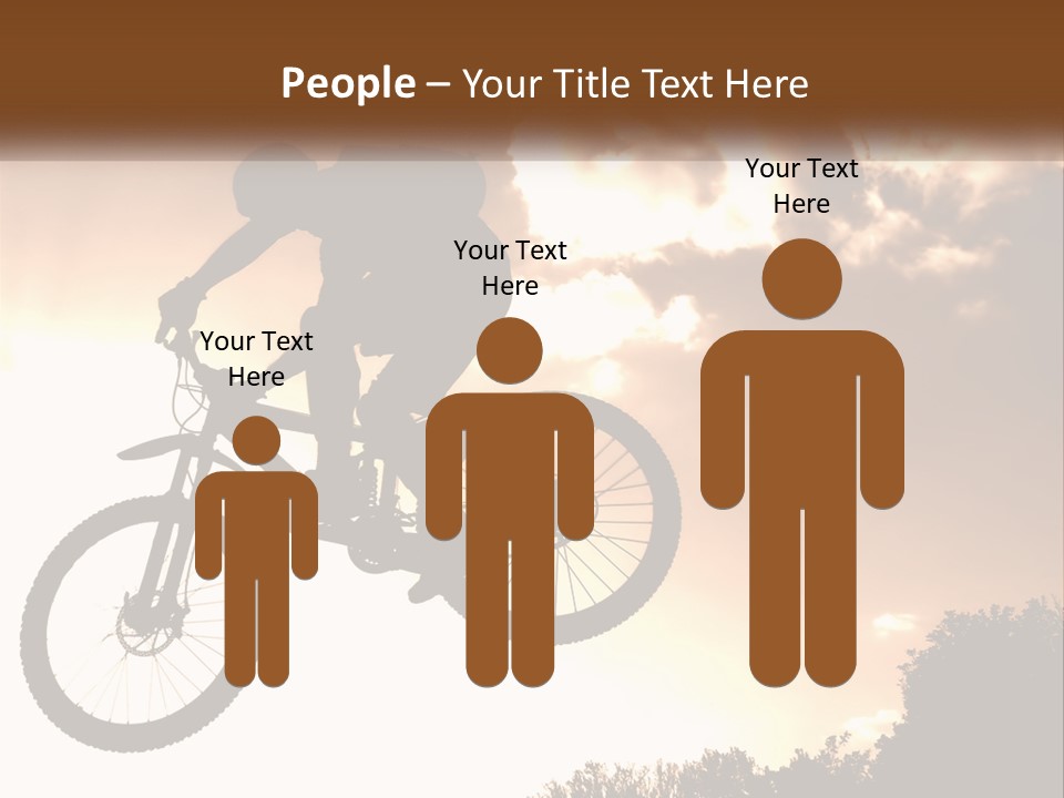 A Person Jumping A Bike In The Air PowerPoint Template