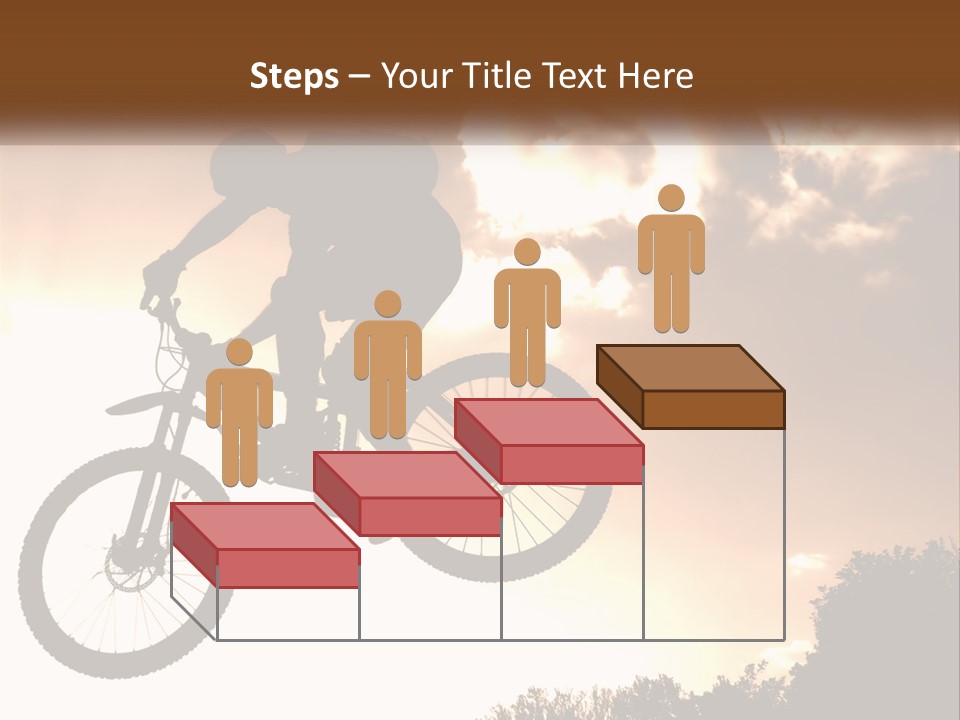 A Person Jumping A Bike In The Air PowerPoint Template