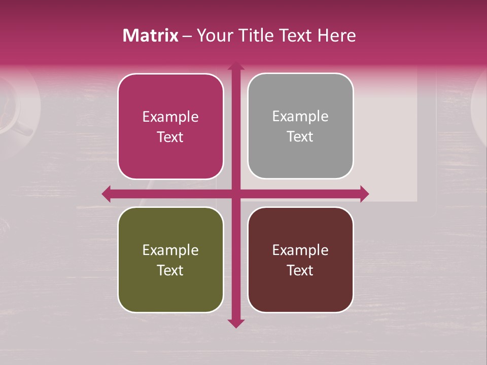 A Tablet Computer Sitting On Top Of A Wooden Table PowerPoint Template
