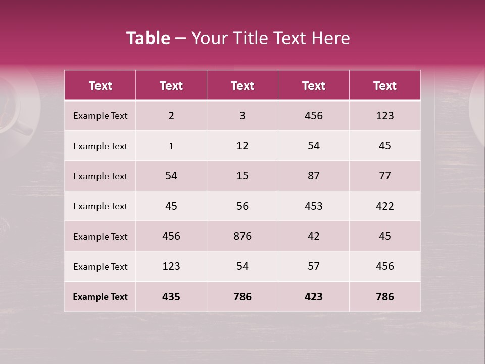A Tablet Computer Sitting On Top Of A Wooden Table PowerPoint Template