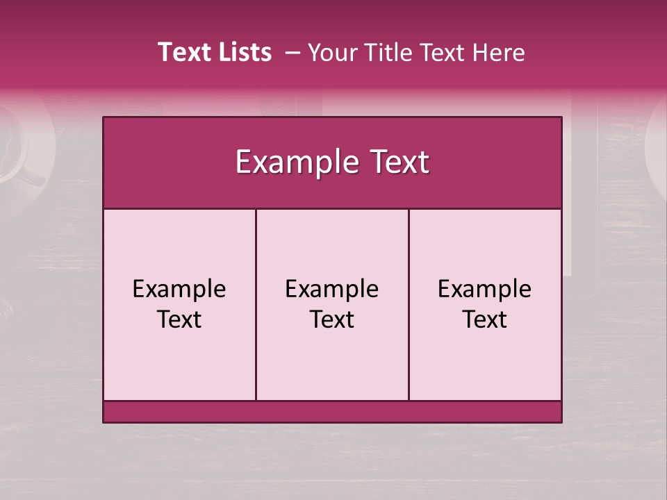 A Tablet Computer Sitting On Top Of A Wooden Table PowerPoint Template