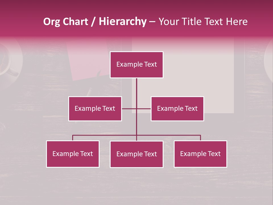 A Tablet Computer Sitting On Top Of A Wooden Table PowerPoint Template