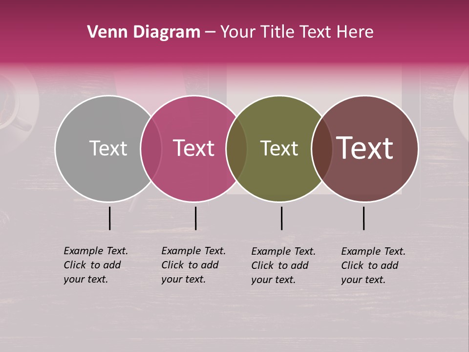 A Tablet Computer Sitting On Top Of A Wooden Table PowerPoint Template