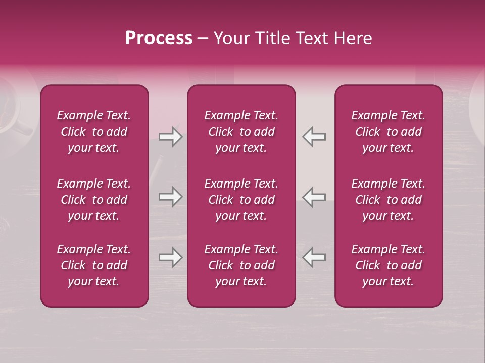 A Tablet Computer Sitting On Top Of A Wooden Table PowerPoint Template