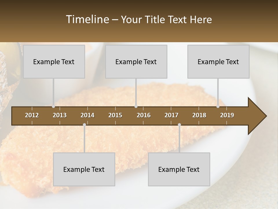 A White Plate Topped With A Piece Of Fish Next To A Cup Of Sauce PowerPoint Template