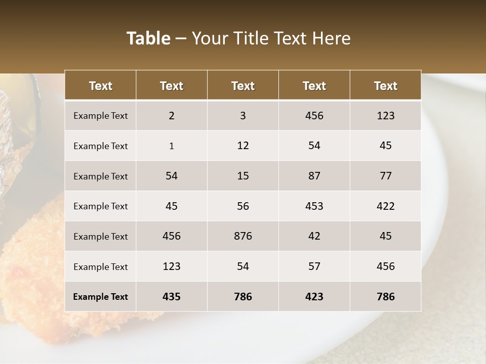 A White Plate Topped With A Piece Of Fish Next To A Cup Of Sauce PowerPoint Template