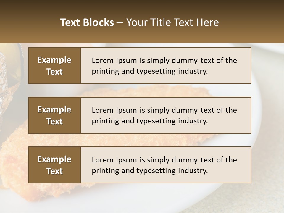 A White Plate Topped With A Piece Of Fish Next To A Cup Of Sauce PowerPoint Template