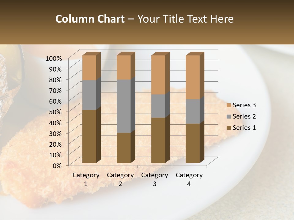 A White Plate Topped With A Piece Of Fish Next To A Cup Of Sauce PowerPoint Template