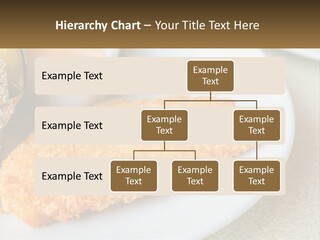 A White Plate Topped With A Piece Of Fish Next To A Cup Of Sauce PowerPoint Template