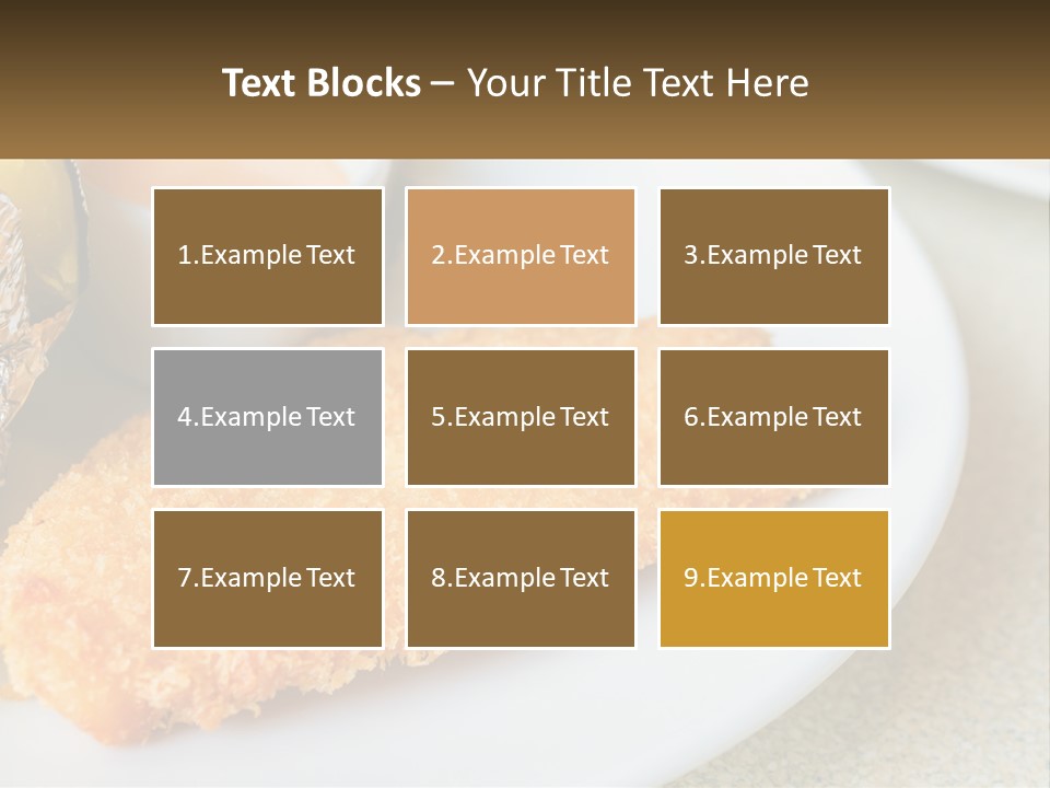 A White Plate Topped With A Piece Of Fish Next To A Cup Of Sauce PowerPoint Template