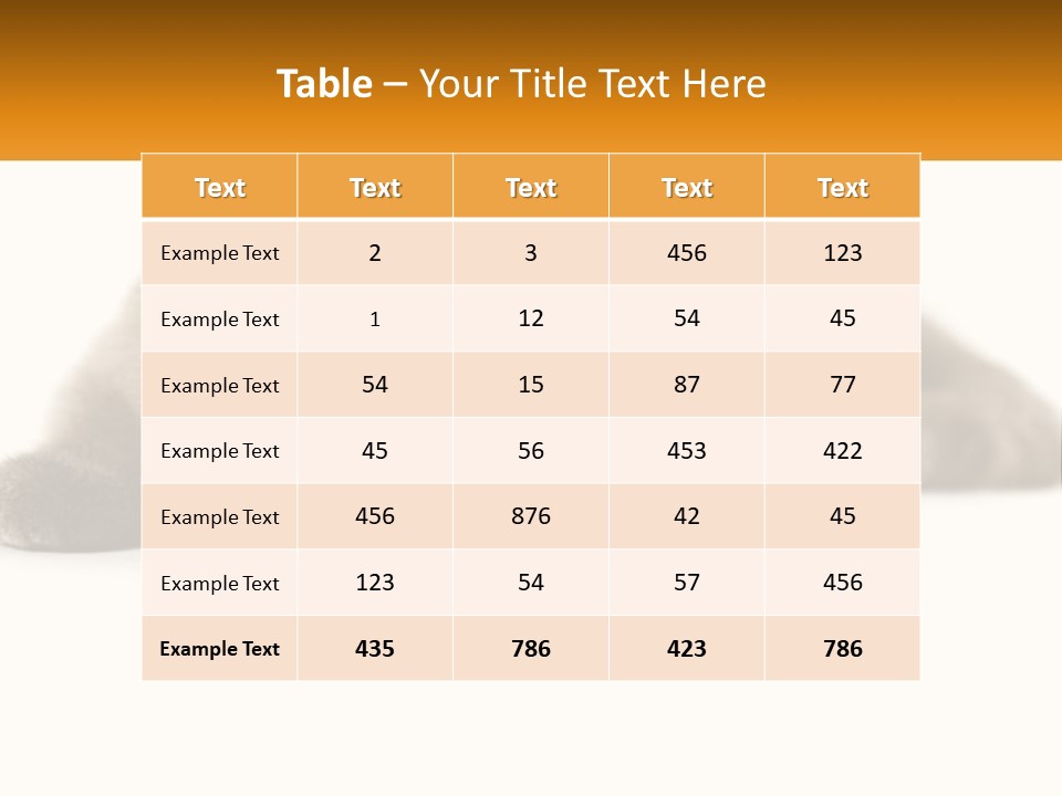 A Gray Cat Laying Down On A White Surface PowerPoint Template