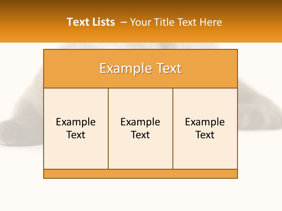 A Gray Cat Laying Down On A White Surface PowerPoint Template