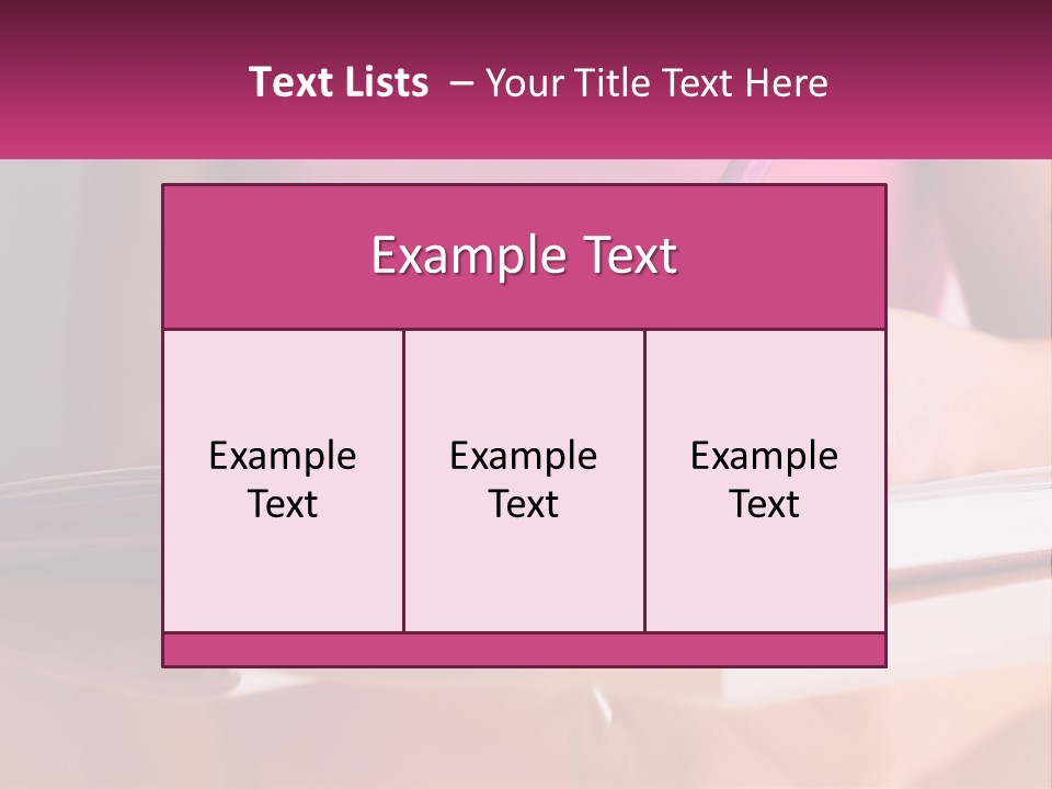 A Person Writing On A Book With A Pen PowerPoint Template