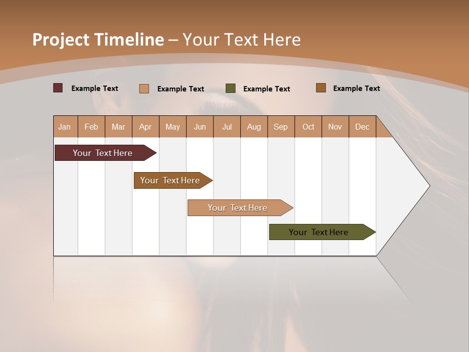 A Beautiful Woman With Long Hair Powerpoint Presentation PowerPoint Template