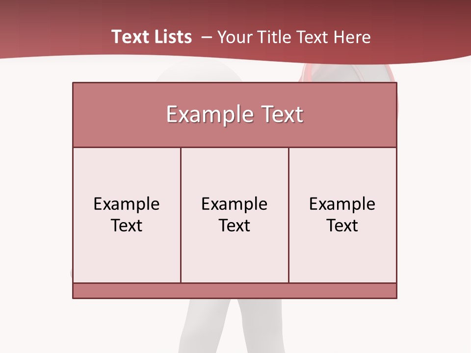 A Person With A Red Megaphone On His Head PowerPoint Template